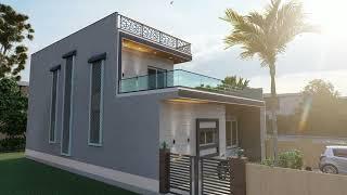 MODERN HOUSE ELEVATION 30X80