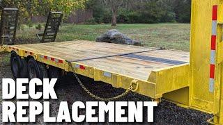 Trailer Welding Repair with All New Decking