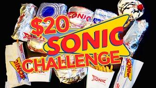 SONIC $20 VALUE MENU CHALLENGE!!