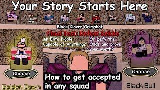 Easiest Way to Join ANY squad Black Clover Grimshot Roblox