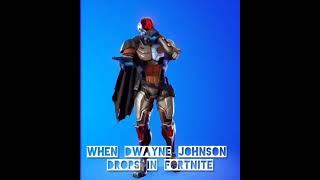 Dwayne Johnson in Fortnite!!!