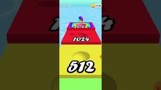 PERFECT RUN!!! 2x Faster!! Ball Number Merge Games 3D Gameplay | Android iOS Mobile Game