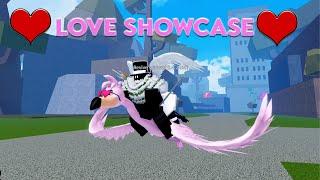 New LOVE Skills + Showcase | Blox Fruits