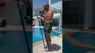 Biceps Sculpting: 3 Band Variations for Travel #biceps #travel #greece #shorts #fitness