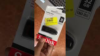 SanDisk ultra USB 3.0 Flash drive UnBoxing  | 32 GB | #unboxing #shorts