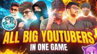 ALL BIG YOUTUBERS IN ONE GAME  WHAT HAPPENED NEXT  || KKR GAMING TELUGU FREE FIRE 