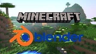 Импорт мира Minecraft в Blender