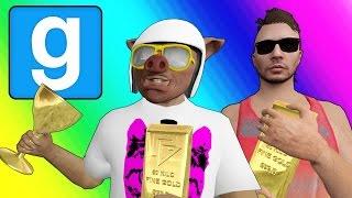 Gmod Deathrun Funny Moments - Gold Rush! (Garry's Mod Sandbox)