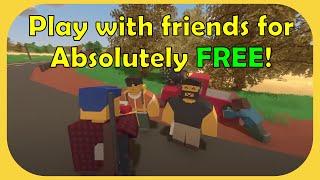  PLAY WITH FRIENDS FOR ABSOLUTELY FREE in Unturned!  How to make a free server for friends