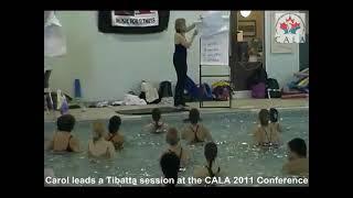 Charlene Kopansky Canadian Aquafitness Leaders Alliance CALA - Carol presented Intro to Tibatta