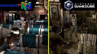 Resident Evil 0 Nintendo 64 Prototype vs Retail Gamecube Graphics Comparison