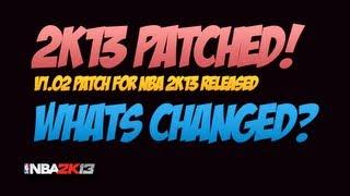 NBA 2K13 Patch v1.02 Released, Patch Notes and Fixes