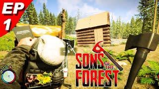 I SURVIVE IN SCARY FOREST | SONS OF THE FOREST | GAMEPLAY | WALKING GAMER