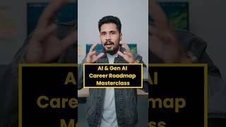  AI & Gen AI Career Roadmap Masterclass #ai #artificialintelligence #machinelearning