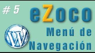 Menu para eZoco