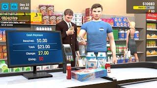 Manage Supermarket Simulator - Gameplay Walkthrough Part 1 - New Store (iOS, Android)