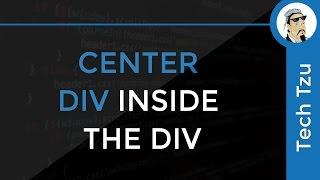 How to Center a Div inside another Div