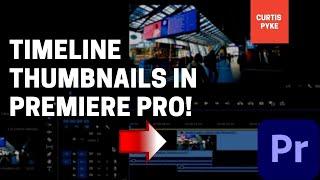 Premiere Pro - How To Get Thumbnails On Timeline | Video Track