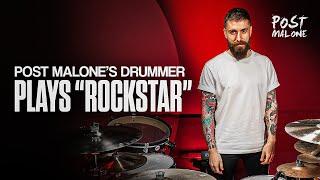 Post Malone's Drummer Plays "Rockstar"