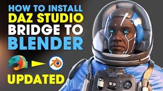 DAZ to Blender Bridge ~ How to Install Plugin and Send your Character to Blender from DAZ Studio