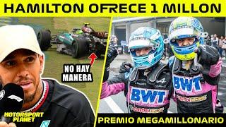 HAMILTON OFRECE 1 MILLON de DOLARES por la SOLUCION al W15  ALPINE y un PREMIO MEGAMILLONARIO 