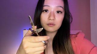 ASMR VR180 | The Most Relaxing Virtual Reality Haircut (scalp check, spray, scissors, hair comb~)