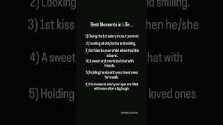 Life is a collection of moments—some ordinary and some unforgettable...! #love #growth #explore