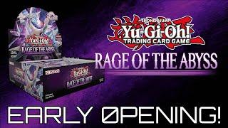 Yu-Gi-Oh! TCG Rage of the Abyss - EARLY OPENING!!!