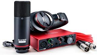 Распаковка звуковой карты Focusrite Scarlett Solo 3 GEN