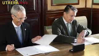 RUEDA DE PRENSA EN UTRERA DEL CONSEJERO DE PRESIDENCIA DE LA JUNTA DE ANDALUCÍA, ANTONIO SANZ