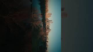Flying the Inspire 3 with the 18mm lens at sunset in Austin #shorts #drone