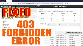How to Fix The 403 Forbidden Error [Step by Step] ️