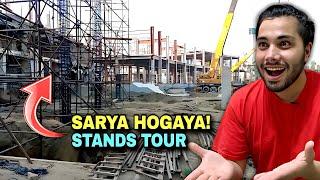 ANOTHER BREAKING!  Complete Stands Tour Of Gaddafi Stadium Lahore | 85% Columns Ready!