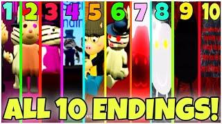 How to get ALL 10 ENDINGS + BADGES in ZIZZY & PONY - ROBLOX