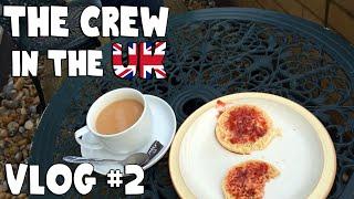 The Crew in the UK Vlog #2: Tea and Crumpets with KYR SP33DY