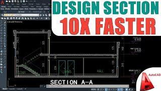 Discover How to Make Section Details in AutoCAD 10X Faster! YQArch