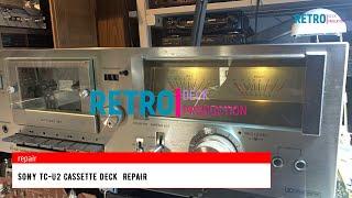 SONY TC-U2 CASSETTE DECK - 1977 - REPAIR - PART 1.