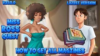 How to get all 3 Stacks of Magazines - Summertime Saga 21.0.0 (Latest Version)