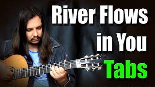 (Yiruma) River Flows in You на гитаре | guitar cover + tabs | fingerstyle