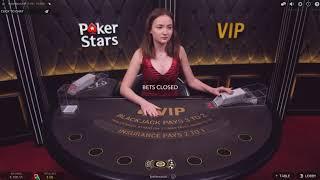 $250 против Живого БлэкДжека с Дилером на ПокерСтарс!Live Dealer BlackJack on PokerStars