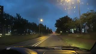 DRIVING THROUGH HEEMSKERK, THE NETHERLANDS (LIVE)