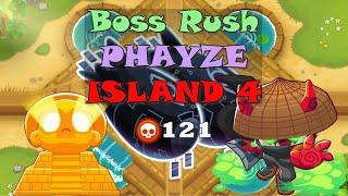 Boss Rush Island 4 | Pops 121 | PHAYZE | BTD6 Boss Tutorial