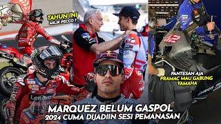 Marquez Jadiin Musim Ini Sebagai Sesi Pemanasan  Ducati Ingin Pecco JURDUN?  2025 M1 Pake Mesin V4