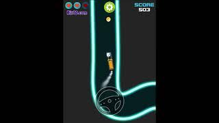 Finger Driver Neon - Game Walkthrough  Kiz10.com