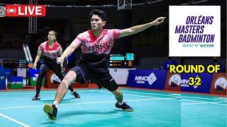  LIVE - Maulana/Jamil (INA) VS Shimogami/Hobara (JPN) | Orleans Masters 2025 Live | Round of 32