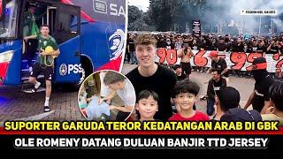 AKSI FANS GARUDA GETARKAN ARAB SAUDI! GBK bergemuruh jelang laga~Kedatangan Ole Romeny bikin heboh