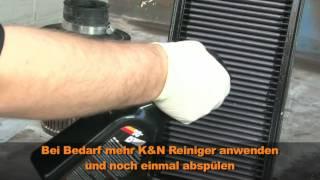 K&N Air Filter Cleaning - German