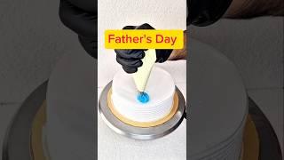 Fathers Day Cake Decorating #cake