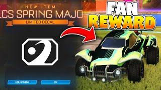 NEW RLCS FAN REWARDS On Rocket League! SPRING MAJOR 2023