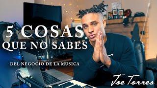 5 COSAS que NO SABES del NEGOCIO de la MÚSICA